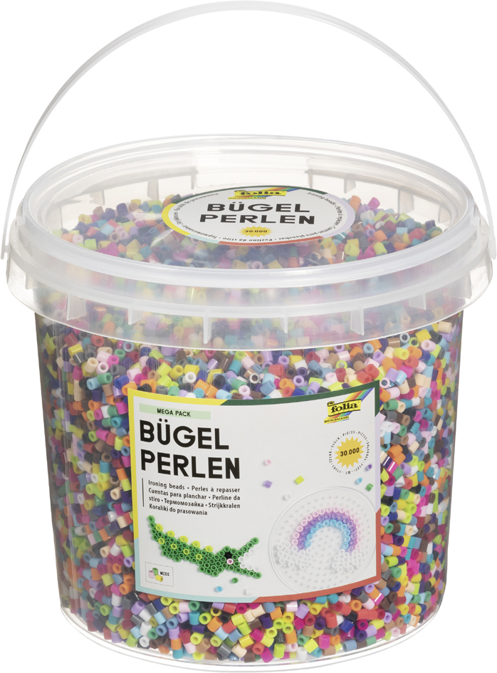 Perles à repasser midi, seau
