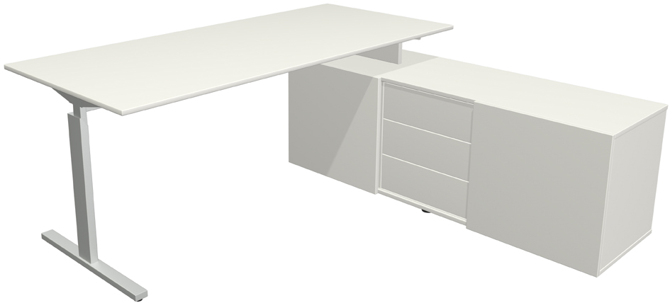 kerkmann Bureau complet 'Form 2', blanc