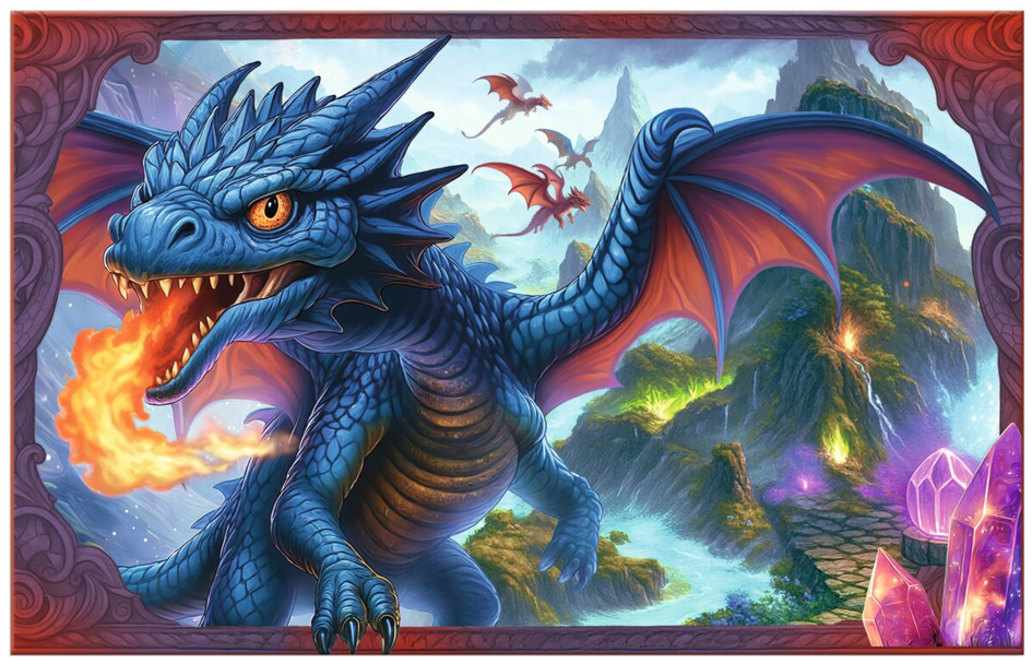 HERMA Sous-main 'Dragons', (L)550 x (H)350 mm