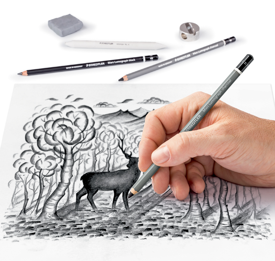 Crayons de papier d'artistes, sets