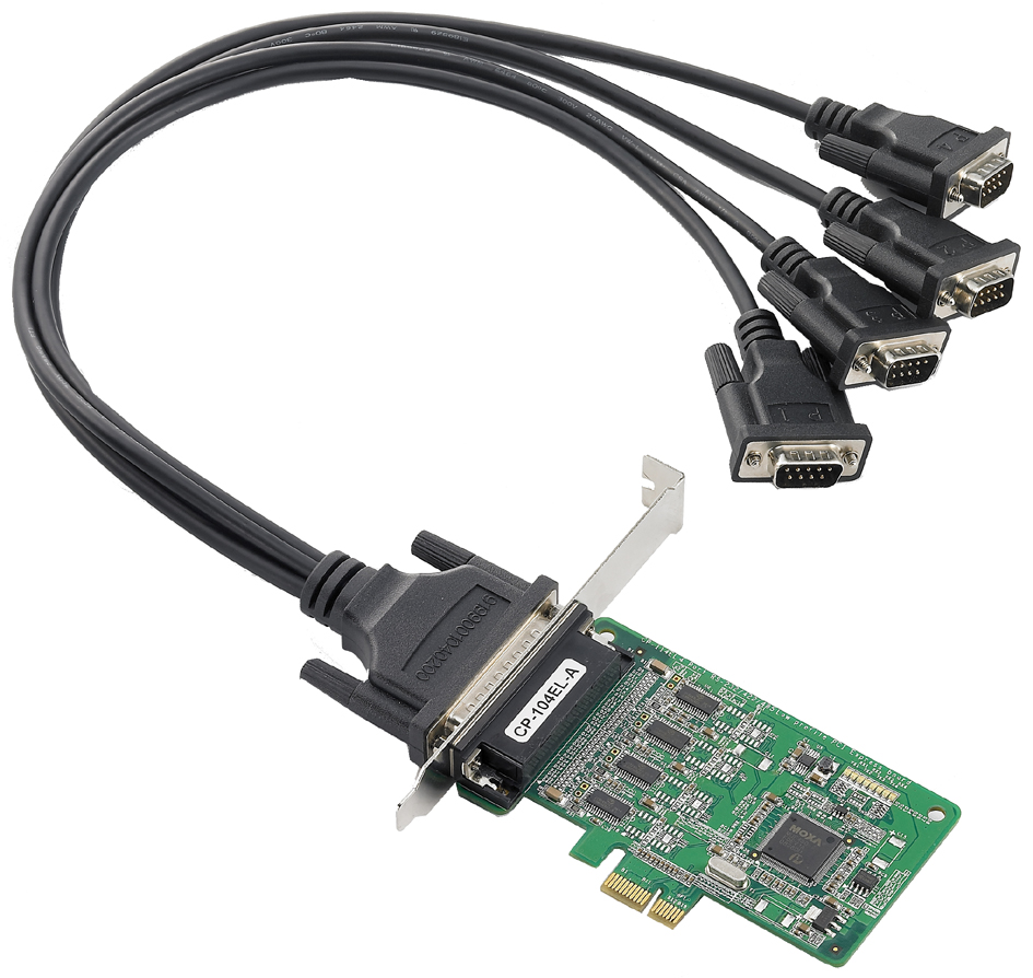 MOXA Serial Board PCI Express Smart RS-232 4 ports, DB9