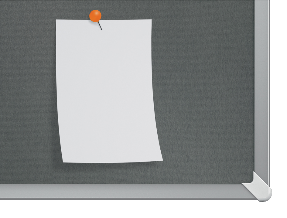 nobo Tableau d'affichage en feutre Impression Pro, bleu