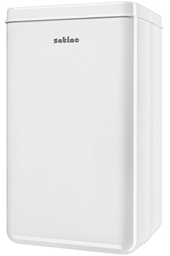 satino by wepa Poubelle, 50 litres, blanc