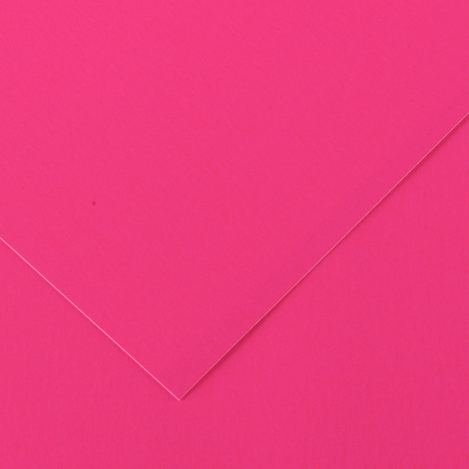 CANSON Papier Vivaldi, 500 x 650 mm, 250 g/m2, rose fluo