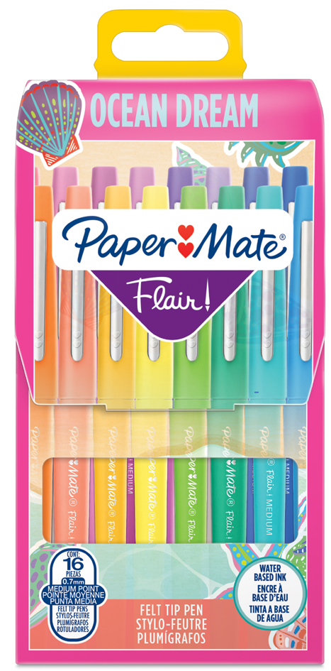 Paper:Mate Feutre Flair 'Océan Dream', étui de 16