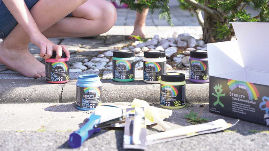 Peintures trottoirs