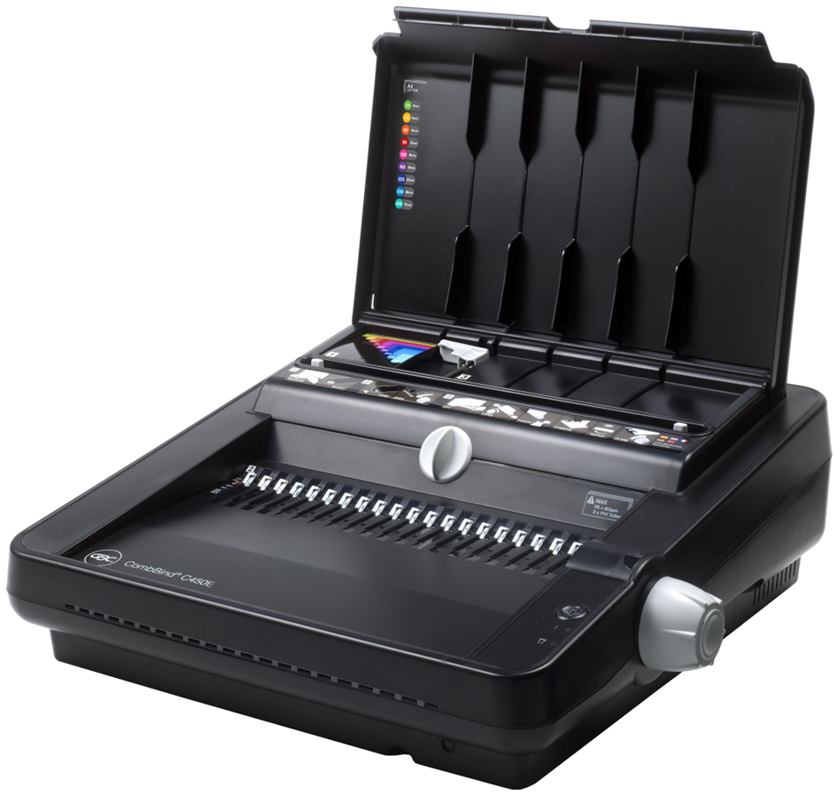 GBC Perforelieuse électrique CombBind C450E, noir