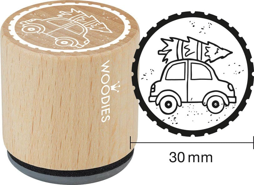 COLOP Tampon à motif Woodies 'voiture avec sapin'
