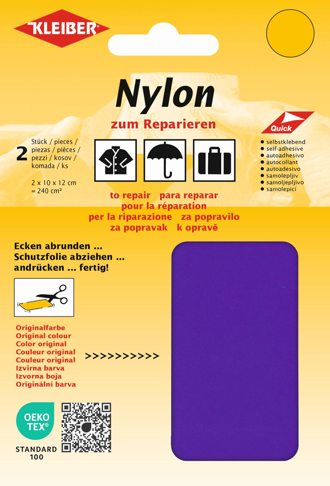 KLEIBER Pièce de réparation nylon, autocollant, violet
