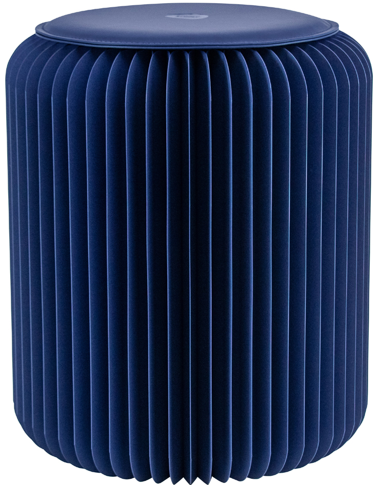 PAPERFLOW Tabouret pliable Flexistool, hauteur: 420 mm, bleu