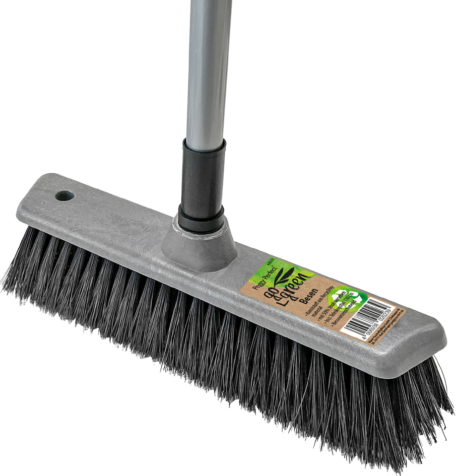 Peggy Perfect Balai avec manche 'GoGreen', plastique