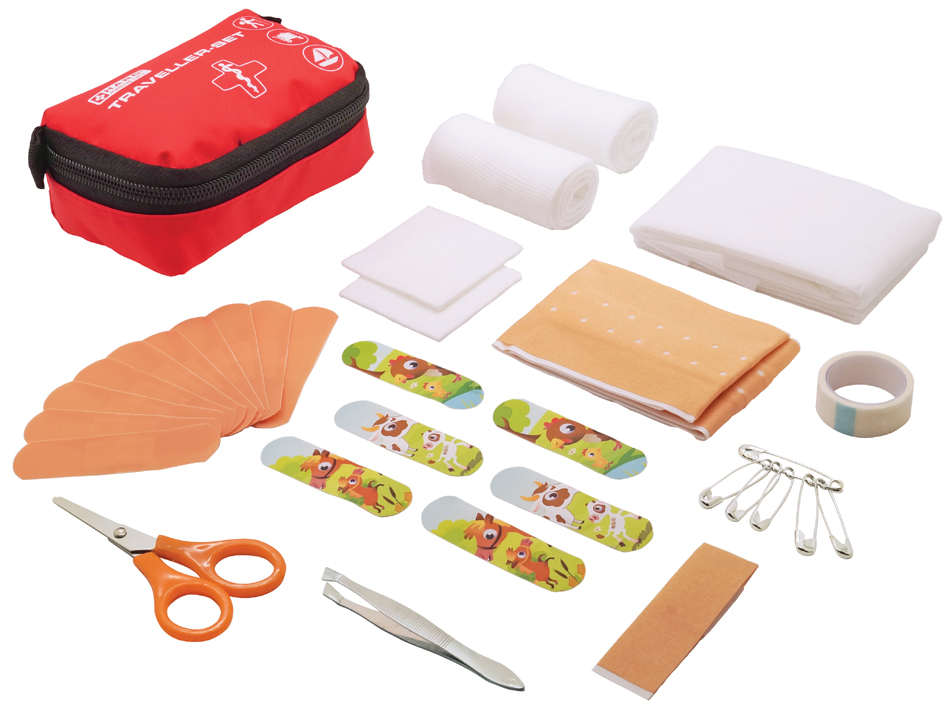 Trousse de premiers secours "Traveller-Set", contenu