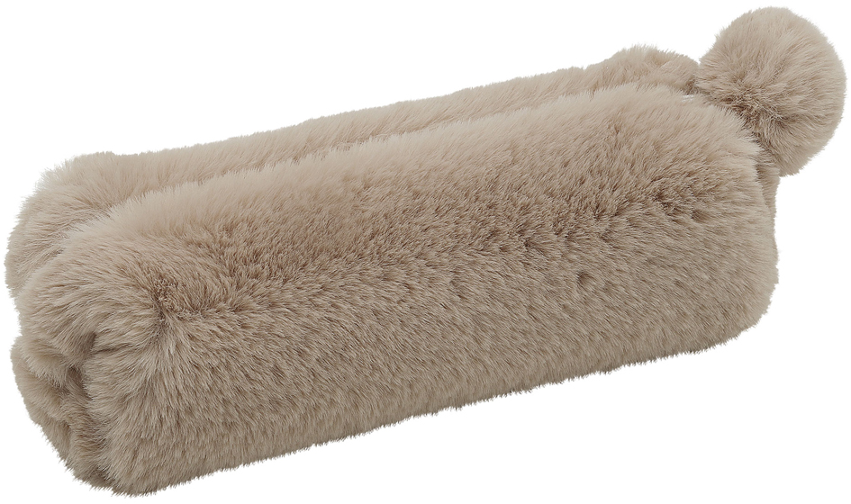 WEDO Trousse 'FLUFFY', en peluche, marron clair