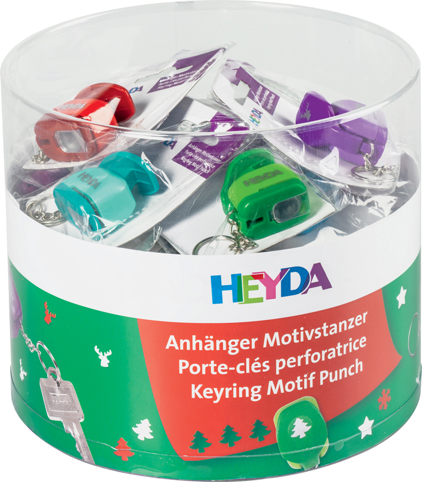 HEYDA Perforateur à motif Mini-Etiquette 'Noël', présentoir