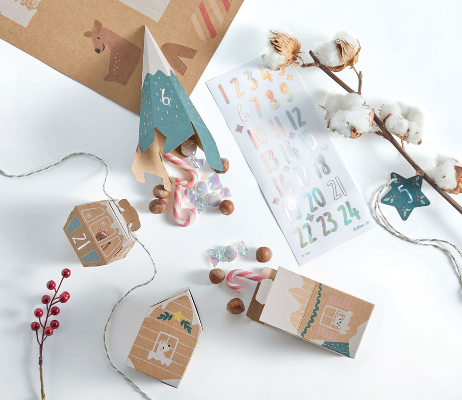 Calendriers de l'Avent, maisonnettes