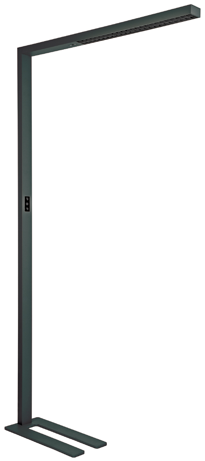 MAUL Lampadaire à LED MAULsirius sensor, dimmable, noir