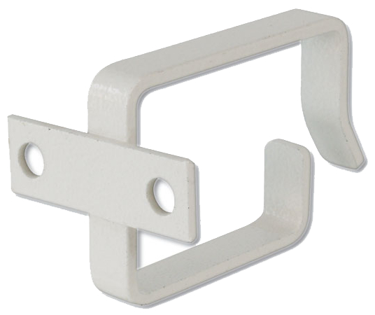DIGITUS Etrier de câble en tôle d'acier, 44 x 100 mm, gris