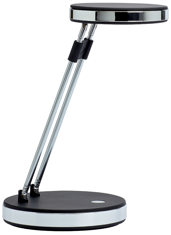 MAUL Lampe de bureau à LED MAULpuck, socle, noir