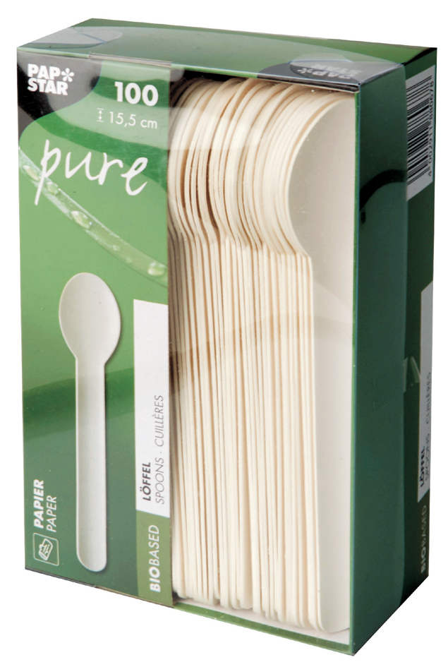 Couverts jetables, carton