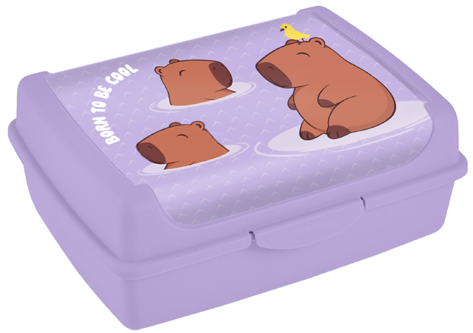 Boîte à goûter "carla midi capybara", à clic