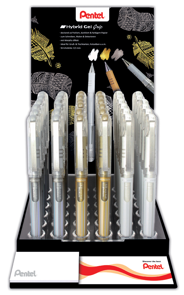 Présentoirs - Stylos roller encre gel