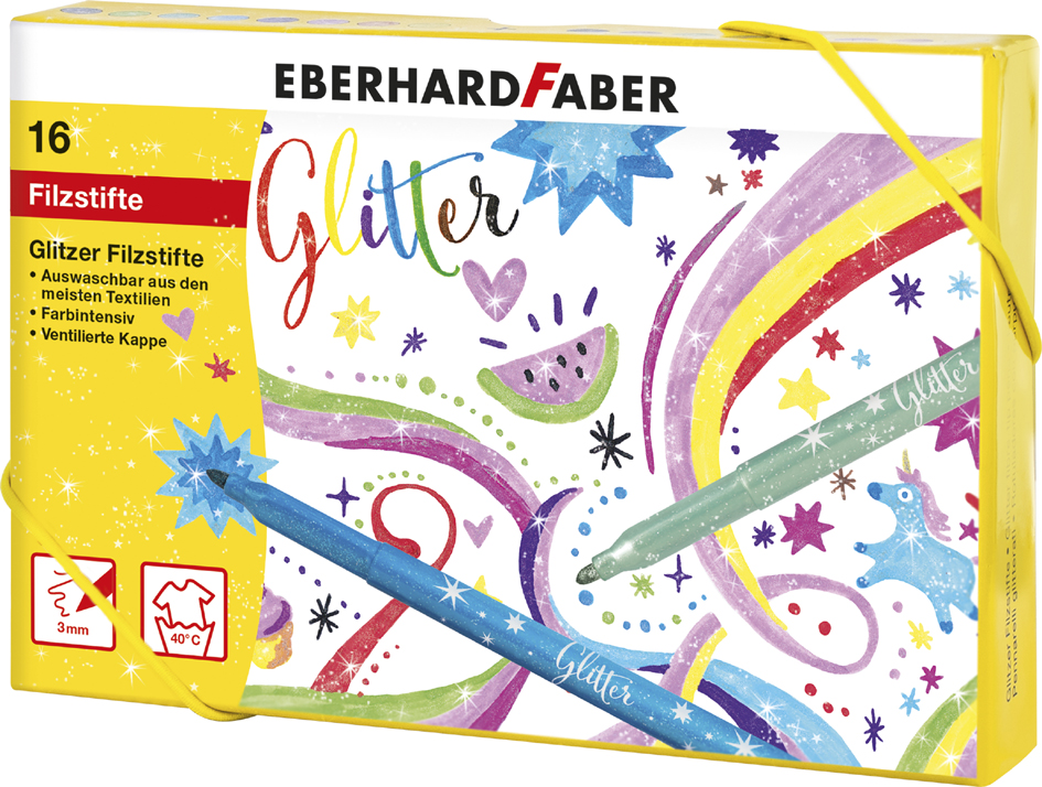 Sets feutres à paillettes