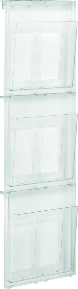 helit Porte-brochures mural 'the placativ', A4, transparent
