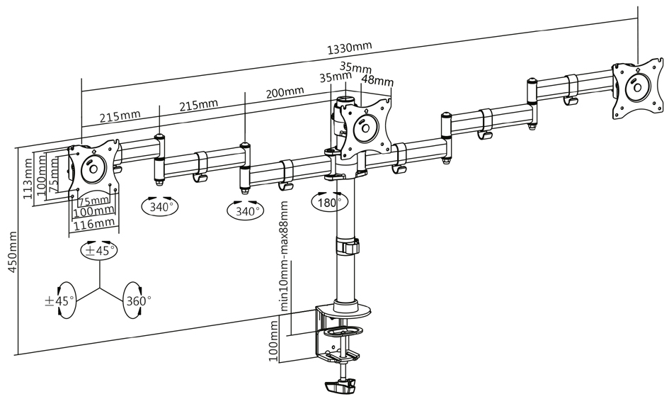 Croquis - dimensions