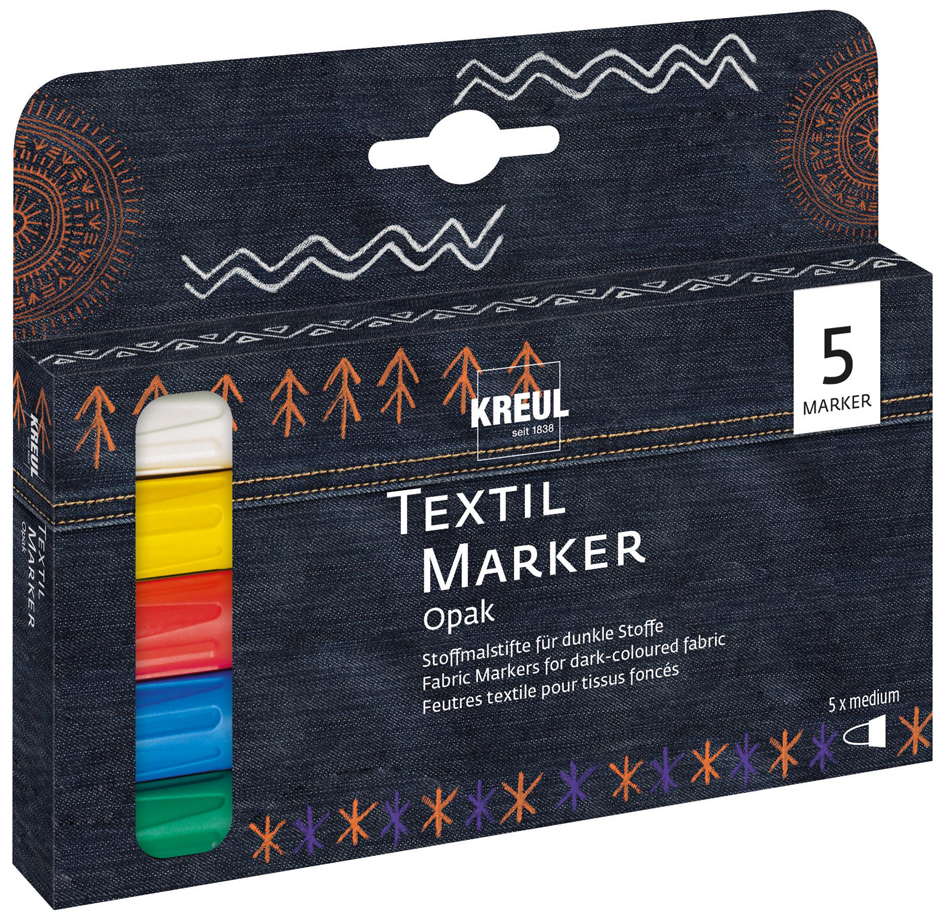 Marqueurs pour textiles, kit