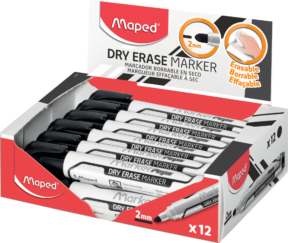 Présentoirs - Marqueurs tableau blanc