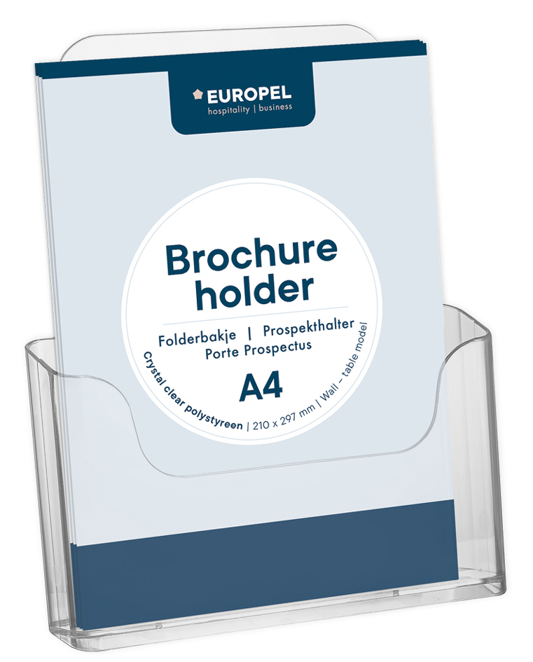 Porte-brochures de table, format A4