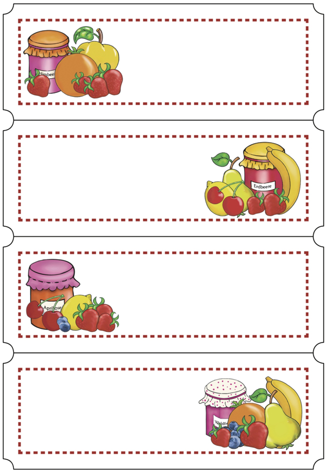 HERMA Étiquette de cuisine Choix de fruits, 76 x 28 mm