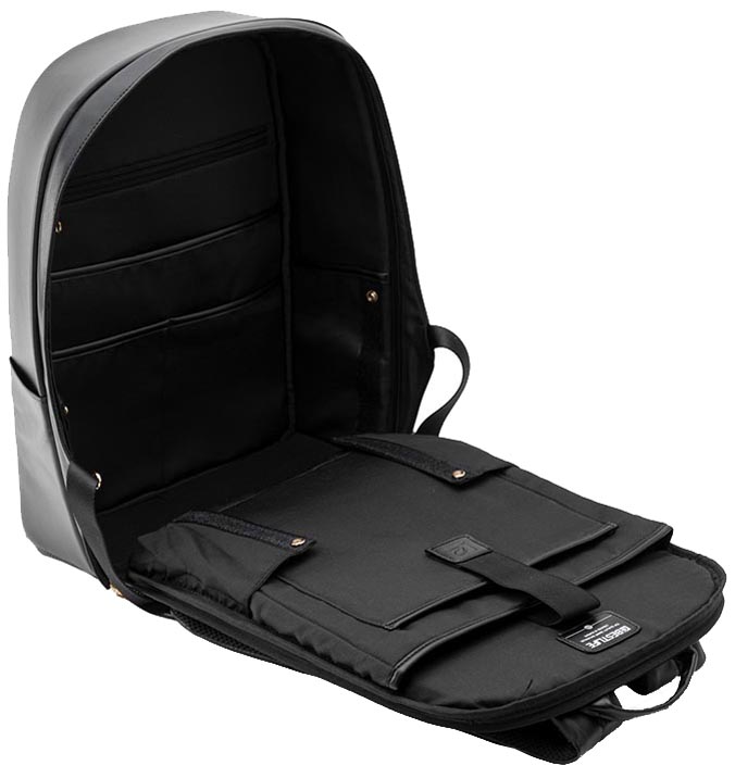 Travelsafe Sac à dos pour ordinateur portable DALIA, ouvert