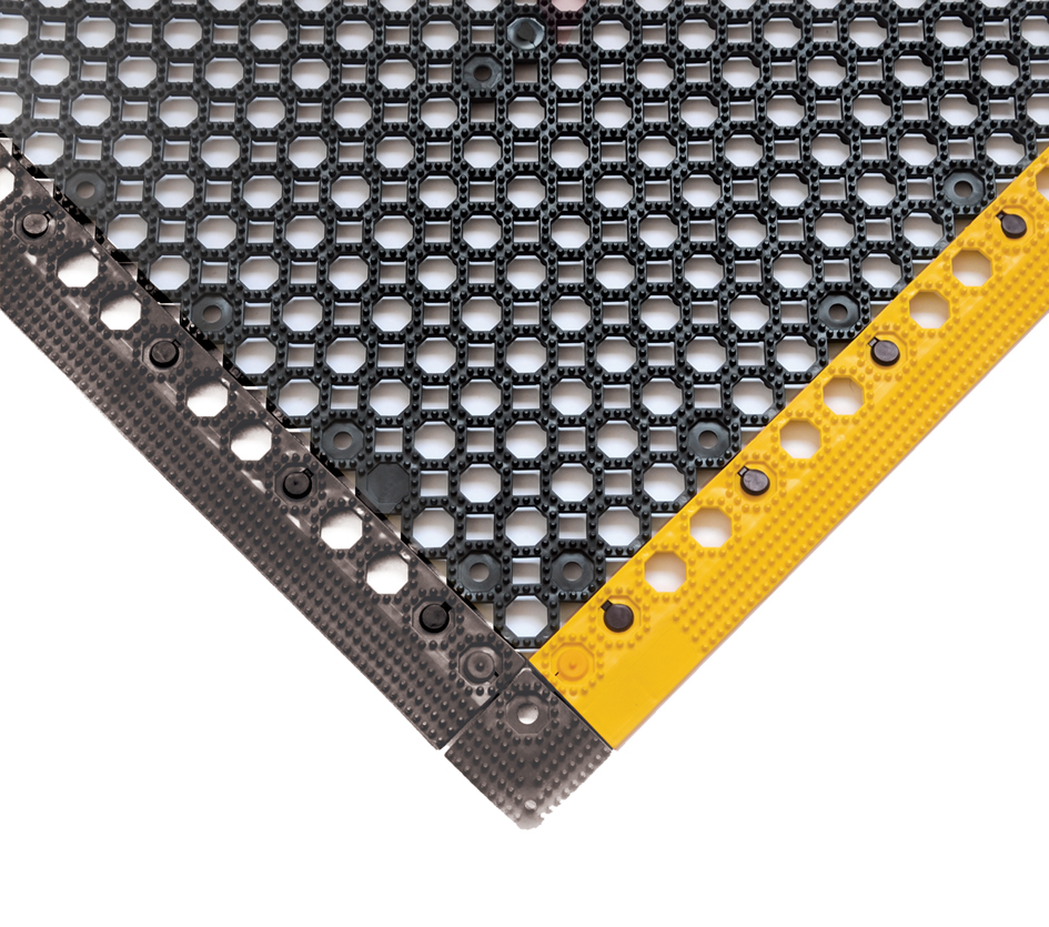 Tapis de travail Yoga Grip Ultra, noir