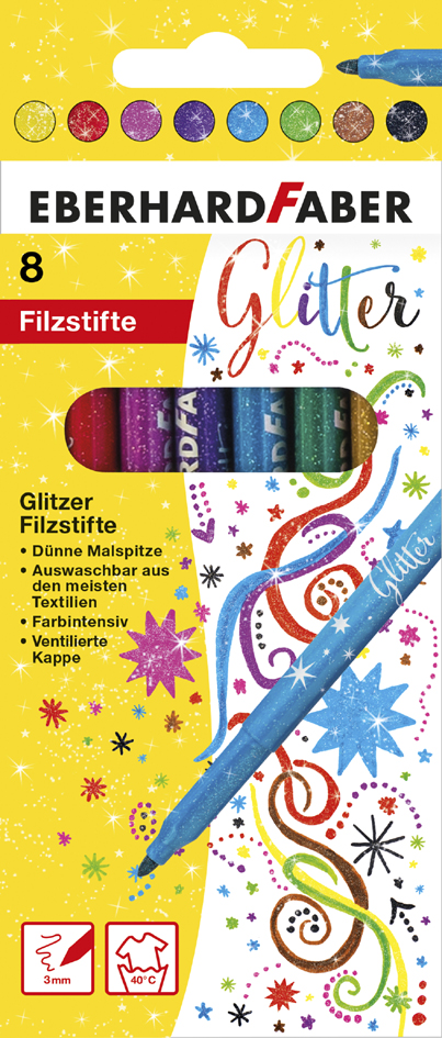 Sets feutres à paillettes