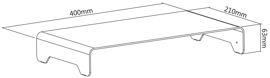 Supports pour moniteur, métal