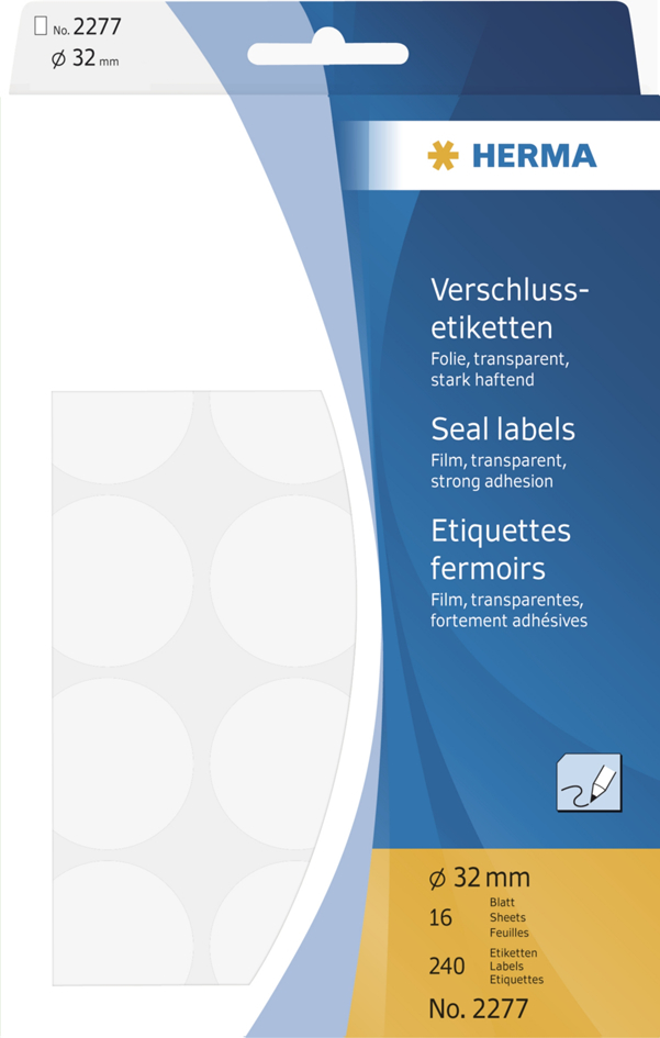 Etiquettes de fermeture