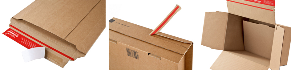 ColomPac Carton fond automatique, fermeture autocollante, A3