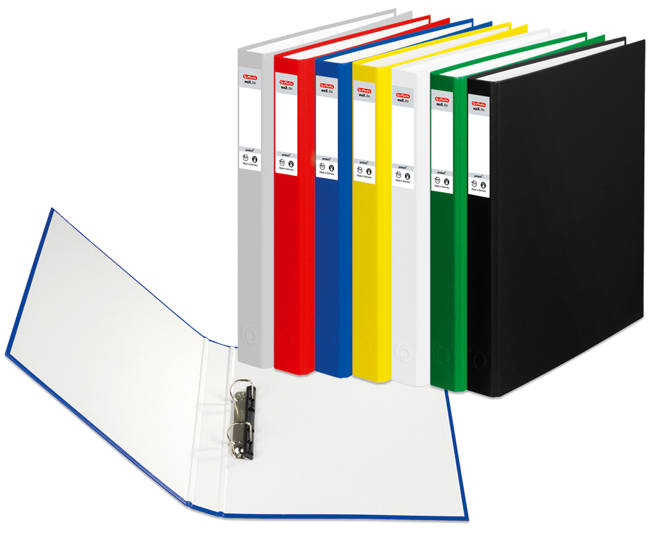 herlitz Classeur à anneaux maX.file protect, A4, mécanisme