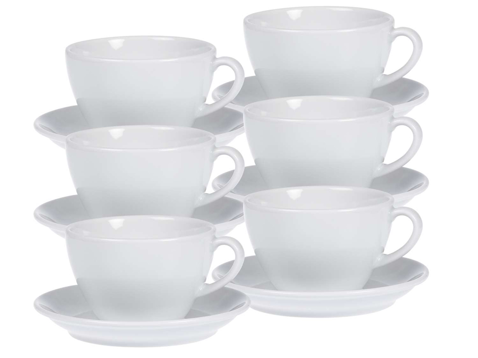 Esmeyer Tasse à café 'Bistro', set de 6, blanc