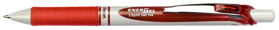 Pentel Stylo roller à encre gel EnerGel BL77 Eco, rouge