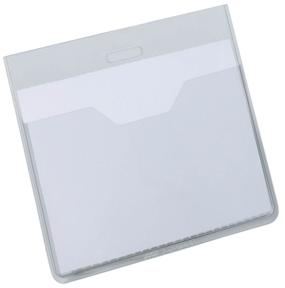 DURABLE Badge, ouvert en haut, sans clip