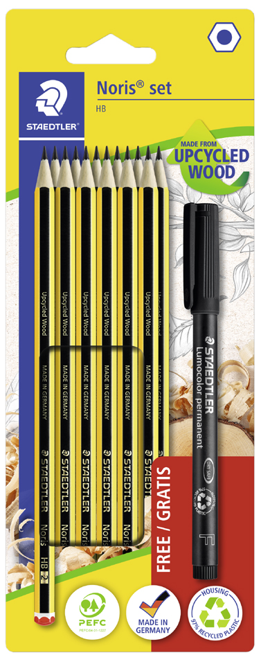 STAEDTLER Kit crayon Noris + marqueur permanent 318F GRATUIT