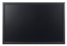 Bi-Office Tableau noir, cadre aspect cerisier, 1.200x900 mm