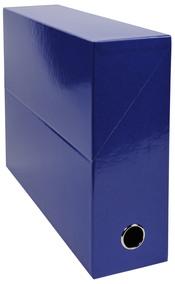 EXACOMPTA Boîte transfert Iderama, 90 mm, bleu foncé