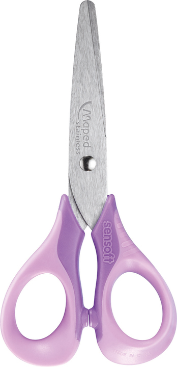 Maped Ciseaux sensoft 3D pastel, rond, longueur: 130 mm