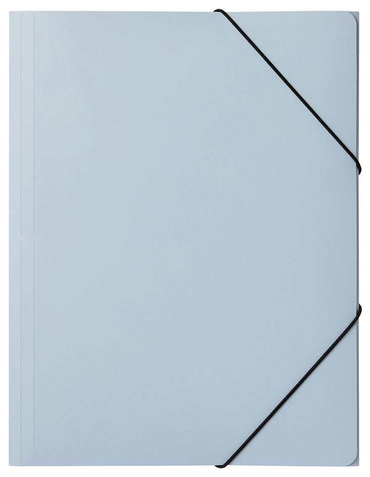 PAGNA Chemise à élastiques 'Pastell eco', A4, PP, bleu