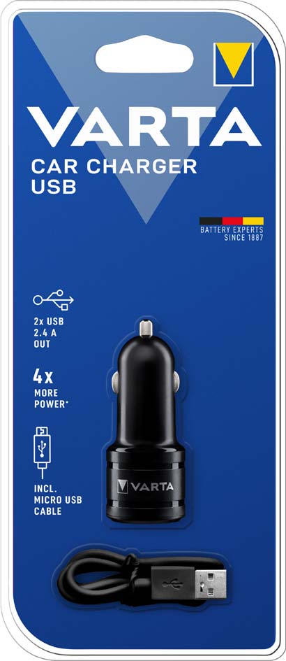 chargeur allume-cigare USB "Car Power", sous blister