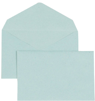 GPV Enveloppes élection, 90 x 140 mm, non gommée, bleu