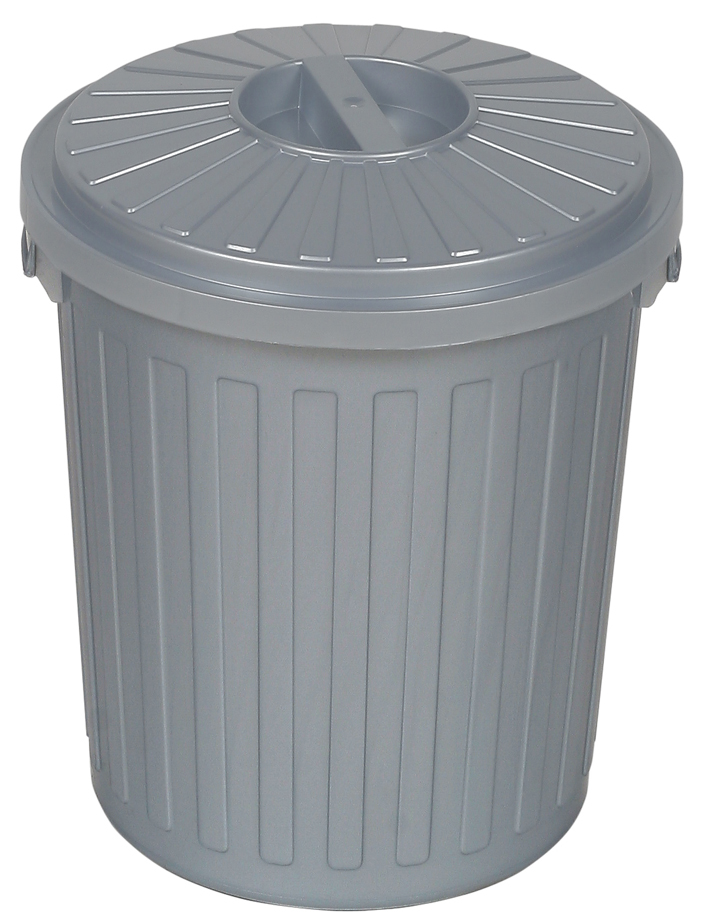 Poubelle Mini-Tonne "mats", argent